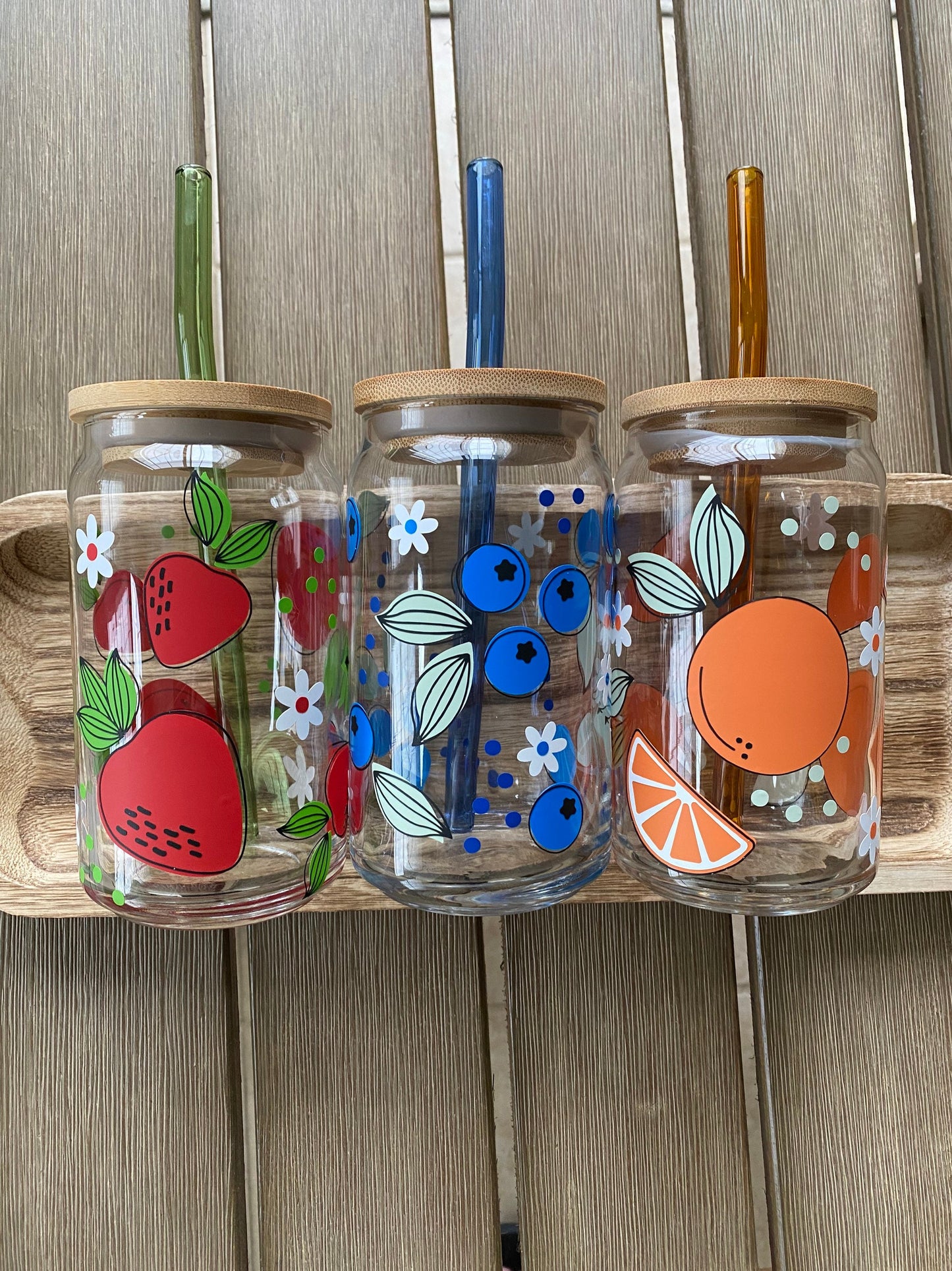 Orange | Oranges 16 oz. or 20 oz. Clear Beer Can Glass