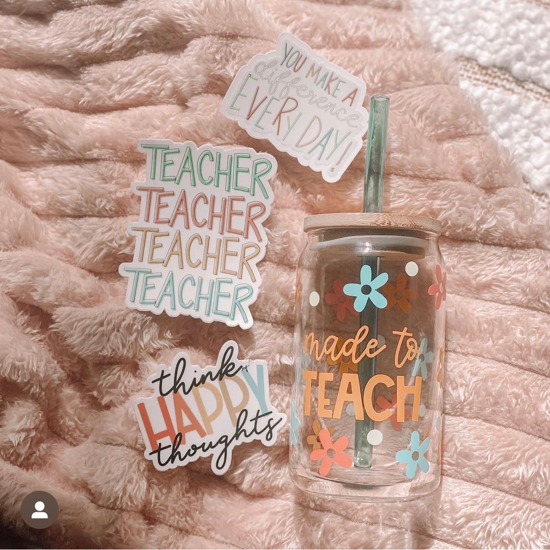 Made to Teach 16 oz. Clear Beer Can Glass