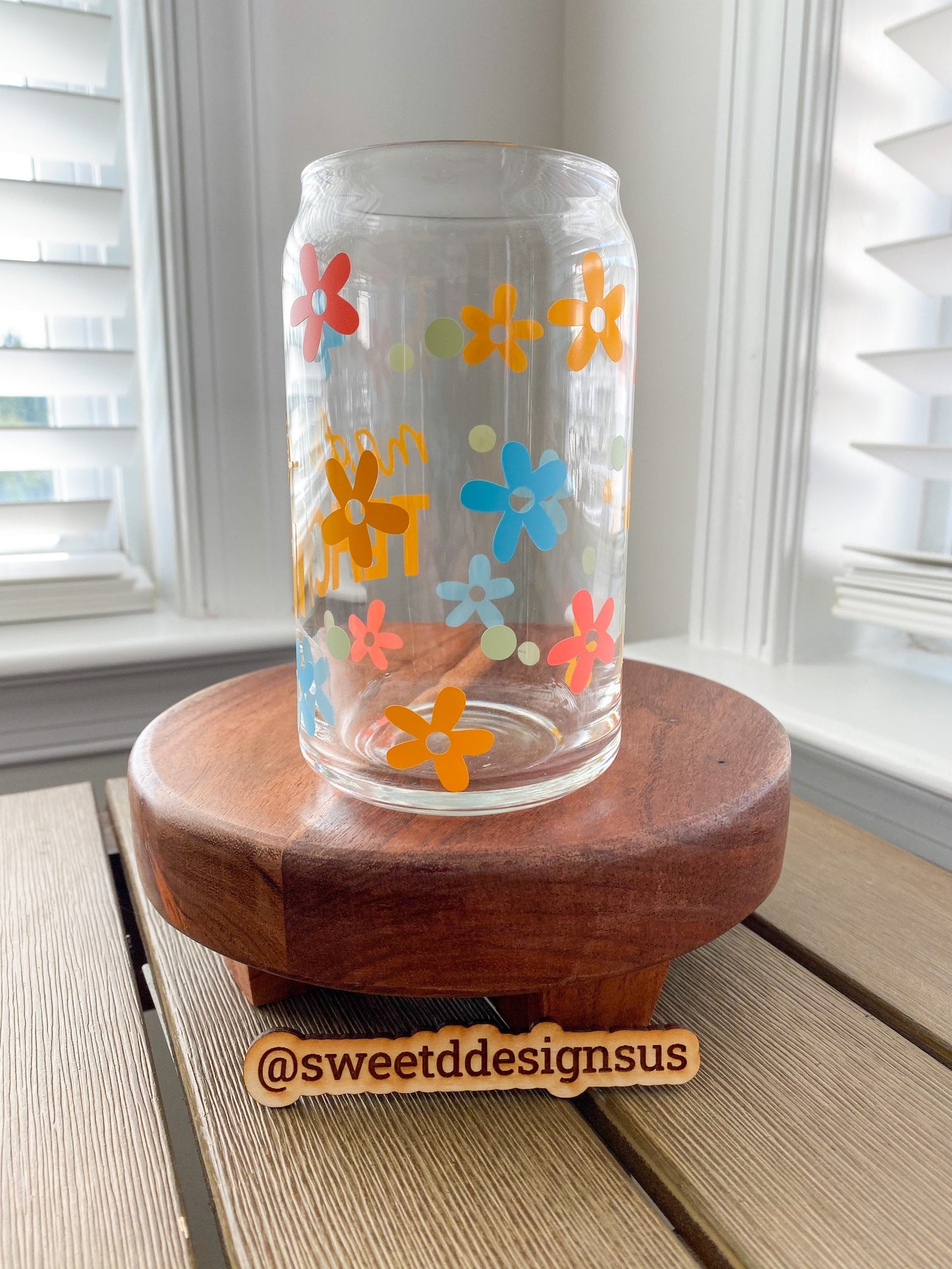 Made to Teach 16 oz. Clear Beer Can Glass