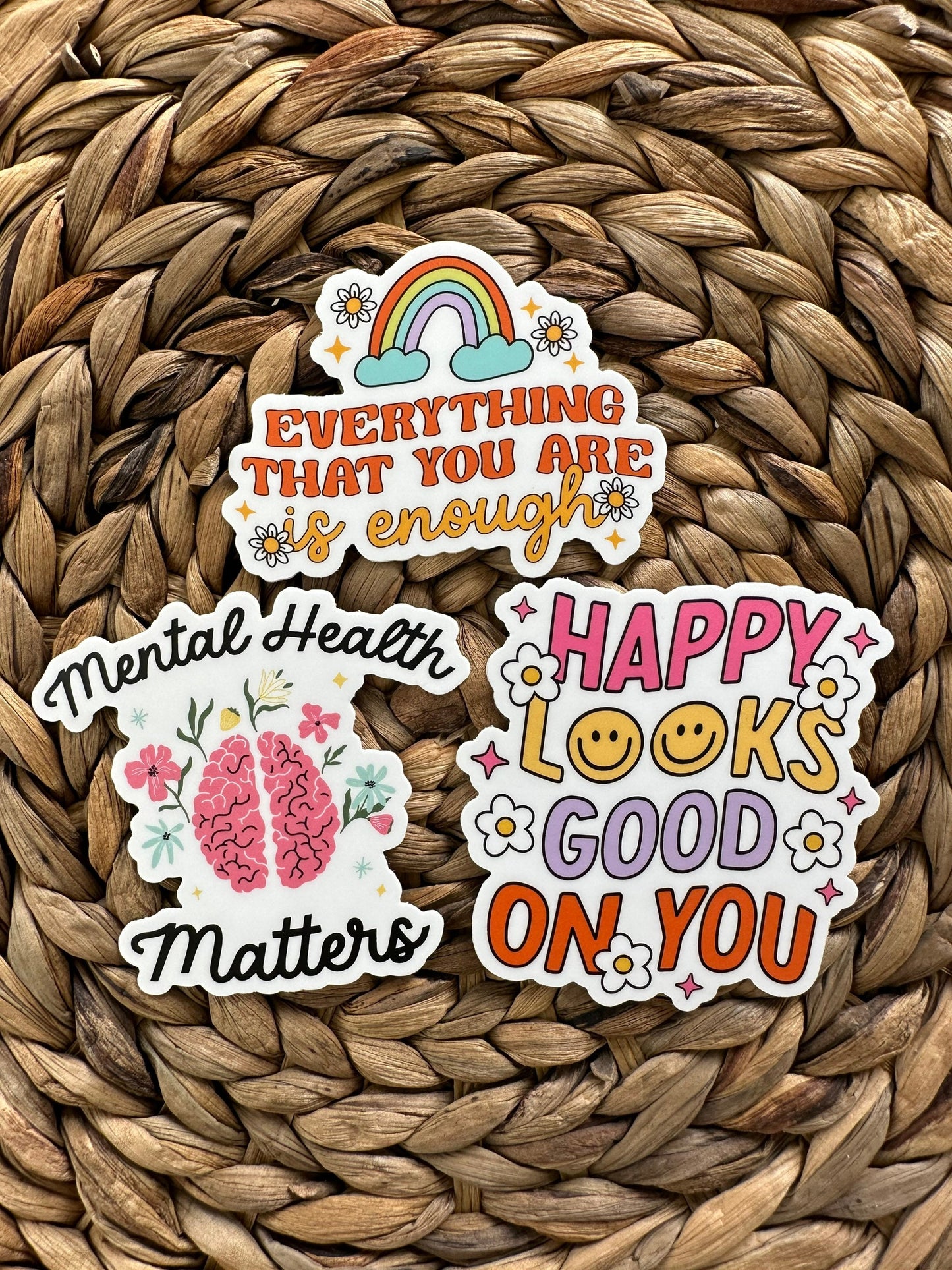 Mental Health Matters Sticker, Mental Health Awareness Sticker, Water Bottle Decal, Matte Sticker, Mental Health Stickers