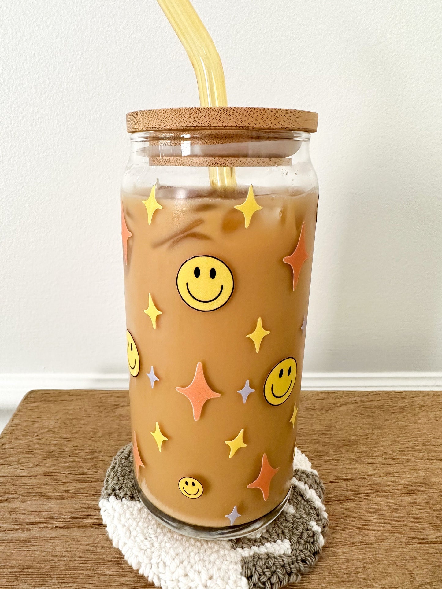 Half Mom Half Coffee Glass, Half Mom Half Iced Coffee Cup, Iced Coffee Glass, Iced Coffee Cup, Mothers Day Gift, Gifts for Mom