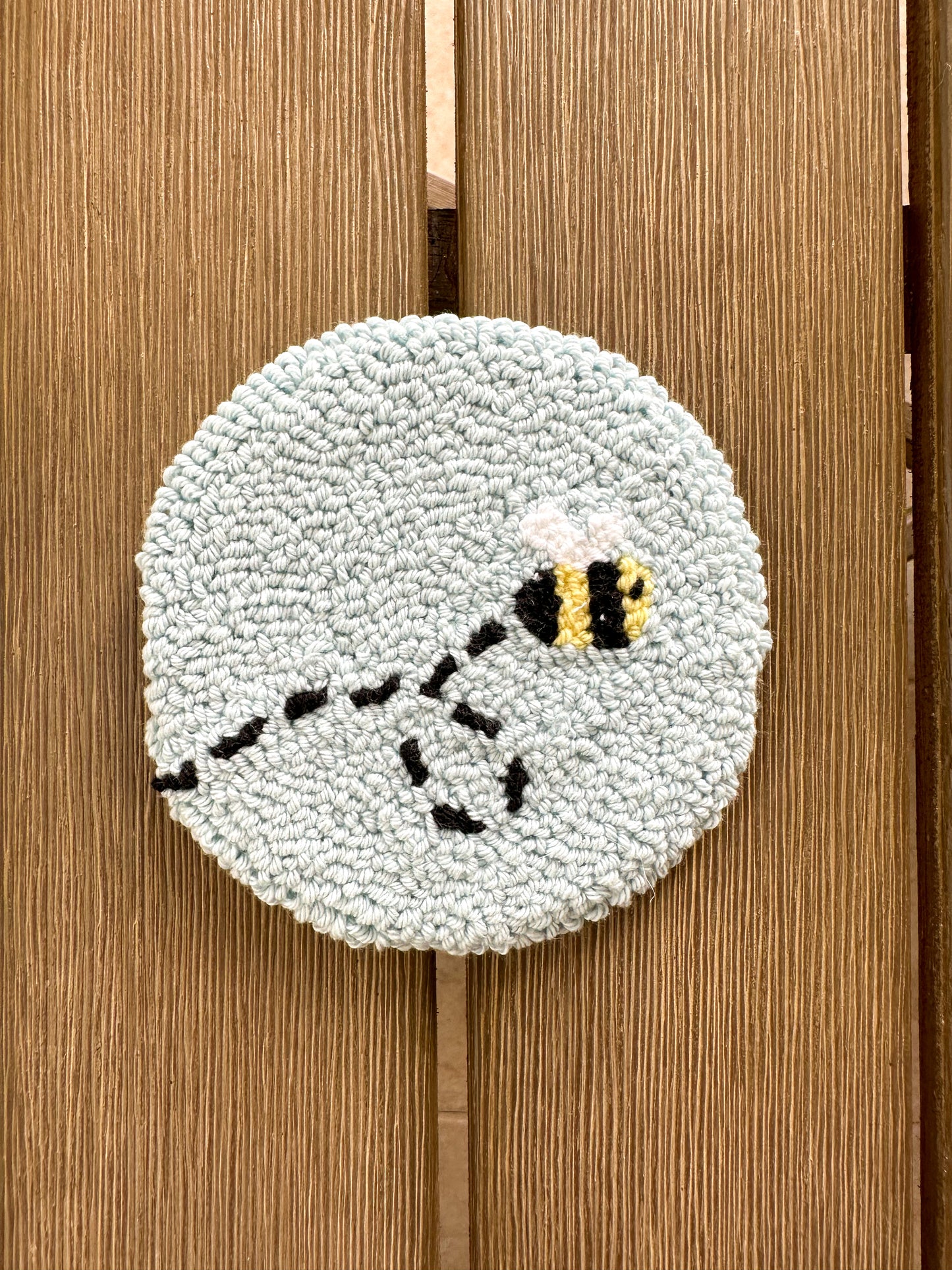 Bee Coaster, Bee Mug Rug, Bee Cup Coaster, Drink Coaster, Iced Coffee Coaster, Gifts for Her