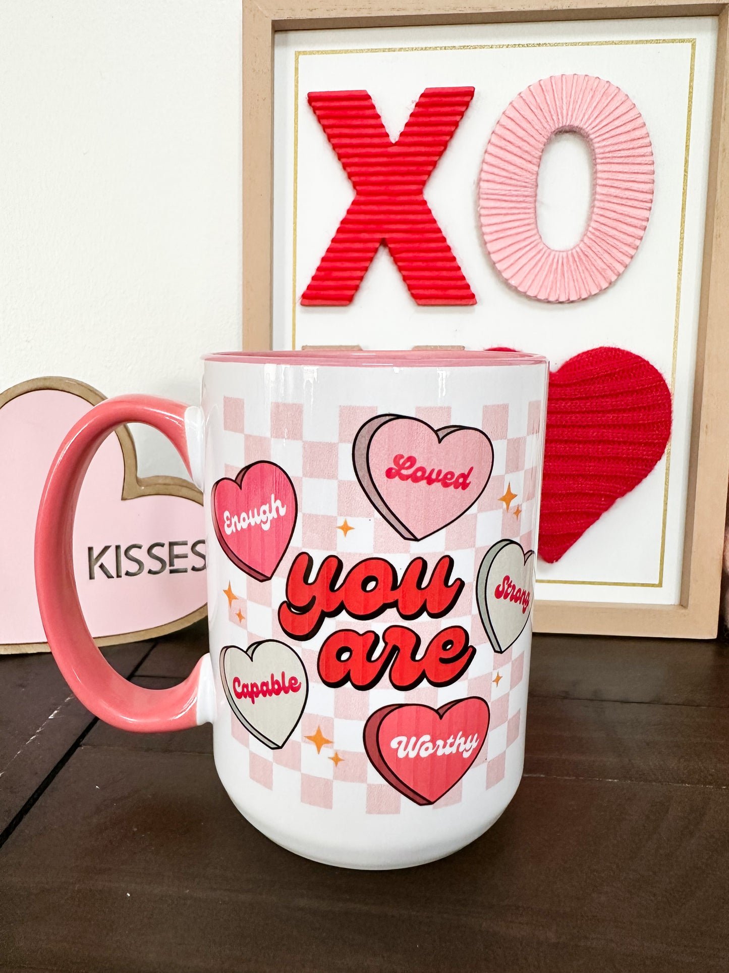 You Are Enough Mug, You Are Enough Coffee Mug, Coffee Cup, Self Care Mug, Mental Health Mug, Valentines Gift for Her, Valentines Gift Idea