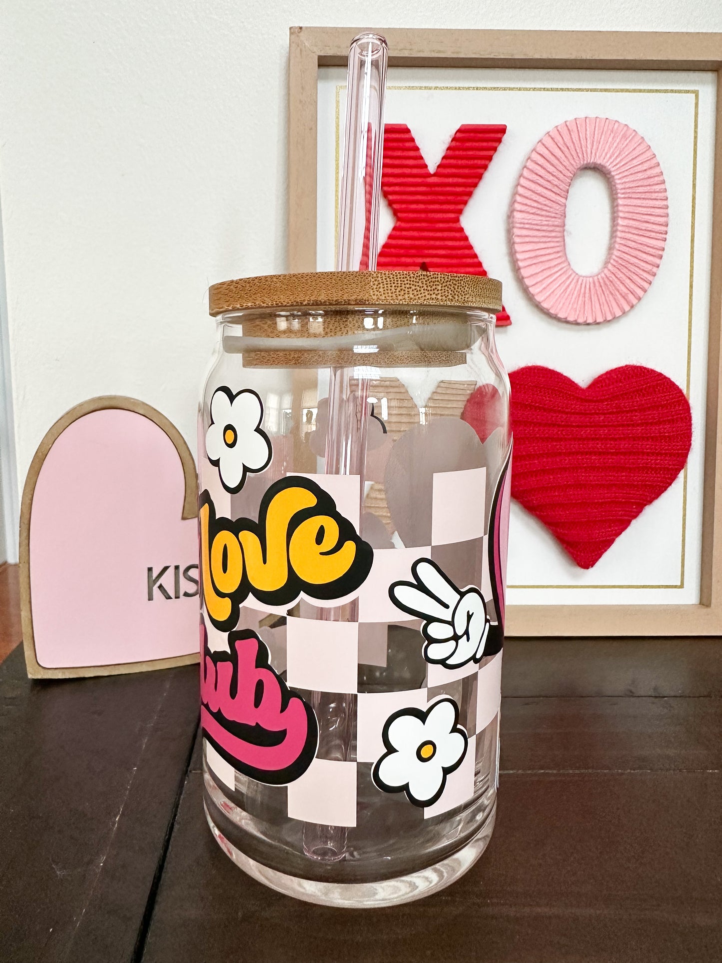 Self Love Club Cup, Self Love Club Glass, Valentines Cup, Valentines Gift, Self Love Glass, Self Love Cup, Valentines Day Glass