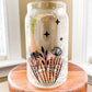 Wildflower Moon 16 oz. or 20 oz. Clear Beer Can Glass