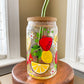 Lemons and Strawberries | Strawberry Lemonade 16 oz. or 20 oz. Beer Can Glass