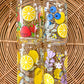 Lemons and Leaves 16 oz. or 20 oz. Beer Can Glass