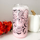 Cute Ghosts, Pumpkins and Bats 16 oz. or 20 oz. Clear or Frosted Beer Can Glass