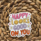 Happy Looks Good on You Sticker, Mental Health Awareness Sticker, Water Bottle Decal, Matte Sticker, Happy Stickers, Self Care Sticker